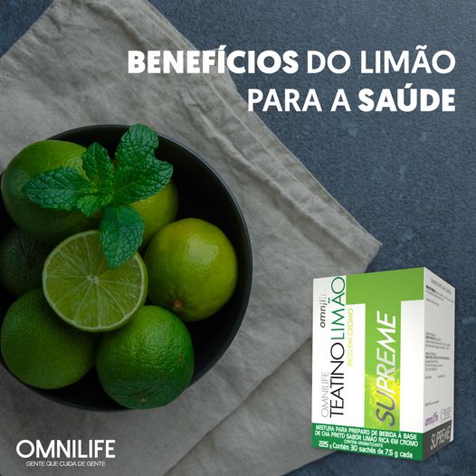 teatino limâo Omnilife Brasil